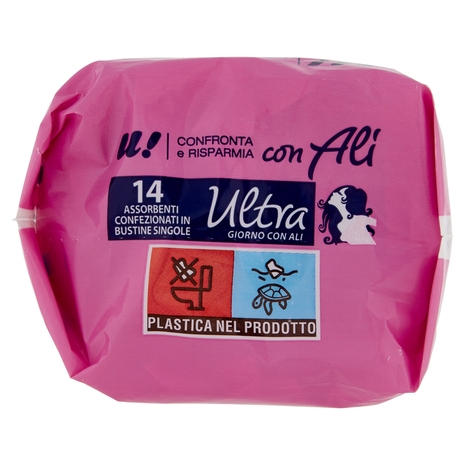 14 Assorbenti Giorno Ultra con Ali U! Confronta e Risparmia